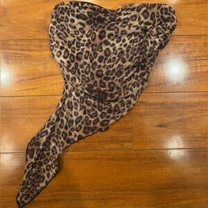 Leopard Print Tube Top